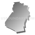 Quaboag Regional School District, Massachusetts (Gray Gradient Fill with Shadow)