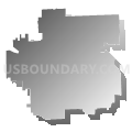 Waterford School District, Michigan (Gray Gradient Fill with Shadow)