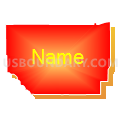 Red Lake Public School District, Minnesota (Bright Blending Fill with Shadow)