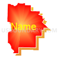 Gasconade County R-I School District, Missouri (Bright Blending Fill with Shadow)
