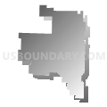 Moniteau County R-VI School District, Missouri (Gray Gradient Fill with Shadow)