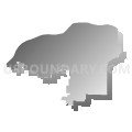 Osage County R-I School District, Missouri (Gray Gradient Fill with Shadow)