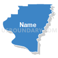 Southern Boone County R-I School District, Missouri (Solid Fill with Shadow)