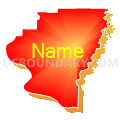 Southern Boone County R-I School District, Missouri (Bright Blending Fill with Shadow)