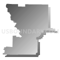 Doniphan R-I School District, Missouri (Gray Gradient Fill with Shadow)