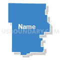 West Nodaway County R-I School District, Missouri (Solid Fill with Shadow)