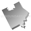 Concord School District, New Hampshire (Gray Gradient Fill with Shadow)