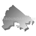 Bridgewater-Raritan Regional School District, New Jersey (Gray Gradient Fill with Shadow)
