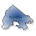 Bridgewater-Raritan Regional School District, New Jersey (Radial Fill with Shadow)