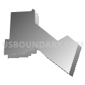 Cresskill Borough School District, New Jersey (Gray Gradient Fill with Shadow)