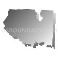 Surry County Schools, North Carolina (Gray Gradient Fill with Shadow)
