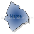 Edgecombe County Schools, North Carolina (Radial Fill with Shadow)