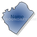 Lee County Schools, North Carolina (Radial Fill with Shadow)
