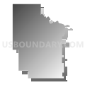Killdeer Public School District 16, North Dakota (Gray Gradient Fill with Shadow)