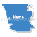 Mohall-Lansford-Sherwood Public School District 1, North Dakota (Solid Fill with Shadow)