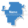 Kensal Public School District 19, North Dakota (Solid Fill with Shadow)