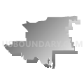 Coventry Local School District, Ohio (Gray Gradient Fill with Shadow)