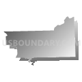Ellwood City Area School District, Pennsylvania (Gray Gradient Fill with Shadow)