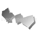 Bloomsburg Area School District, Pennsylvania (Gray Gradient Fill with Shadow)