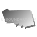 Saint Clair Area School District, Pennsylvania (Gray Gradient Fill with Shadow)