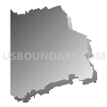 McGuffey School District, Pennsylvania (Gray Gradient Fill with Shadow)