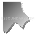 Burgettstown Area School District, Pennsylvania (Gray Gradient Fill with Shadow)