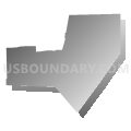 Grove City Area School District, Pennsylvania (Gray Gradient Fill with Shadow)