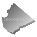 Eastern Lancaster County School District, Pennsylvania (Gray Gradient Fill with Shadow)