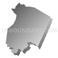 United School District, Pennsylvania (Gray Gradient Fill with Shadow)