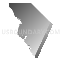Marlboro County School District, South Carolina (Gray Gradient Fill with Shadow)