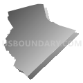 Edgefield County School District, South Carolina (Gray Gradient Fill with Shadow)