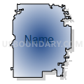 Clark School District 12-2, South Dakota (Radial Fill with Shadow)