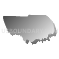Claiborne County School District, Tennessee (Gray Gradient Fill with Shadow)