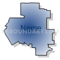 Duncanville Independent School District, Texas (Radial Fill with Shadow)