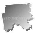 Burkeville Independent School District, Texas (Gray Gradient Fill with Shadow)