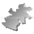 Nacogdoches Independent School District, Texas (Gray Gradient Fill with Shadow)