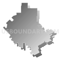 Burleson Independent School District, Texas (Gray Gradient Fill with Shadow)