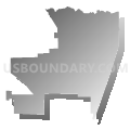Aldine Independent School District, Texas (Gray Gradient Fill with Shadow)