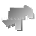 Eustace Independent School District, Texas (Gray Gradient Fill with Shadow)