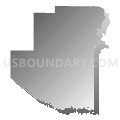 Terrell County Independent School District, Texas (Gray Gradient Fill with Shadow)