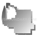 Everman Independent School District, Texas (Gray Gradient Fill with Shadow)
