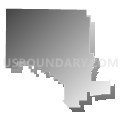Robert Lee Independent School District, Texas (Gray Gradient Fill with Shadow)