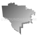 Yantis Independent School District, Texas (Gray Gradient Fill with Shadow)