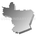 Hudson Independent School District, Texas (Gray Gradient Fill with Shadow)