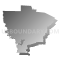 Medina Independent School District, Texas (Gray Gradient Fill with Shadow)