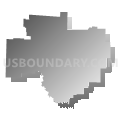Ponder Independent School District, Texas (Gray Gradient Fill with Shadow)
