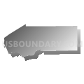 Poquoson City Public Schools, Virginia (Gray Gradient Fill with Shadow)