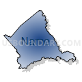 Culpeper County Public Schools, Virginia (Radial Fill with Shadow)