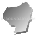 Barbour County School District, West Virginia (Gray Gradient Fill with Shadow)
