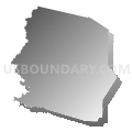 Harrison County School District, West Virginia (Gray Gradient Fill with Shadow)